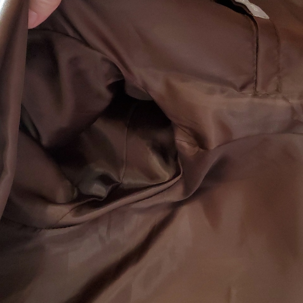 Juliet Michelle Brown Genuine Leather Jacket - Picture 12 of 13